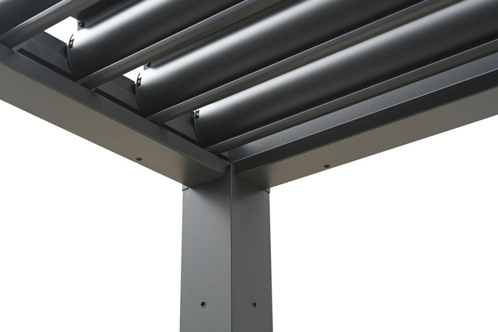 Pergola m/justerbart tag 3 x 3 meter - Sunlife®